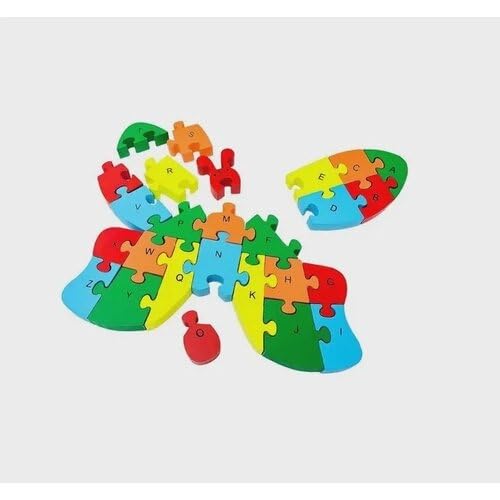 Kiddyraft Montessori Wooden Butterfly 3D Puzzle Block - Image 2