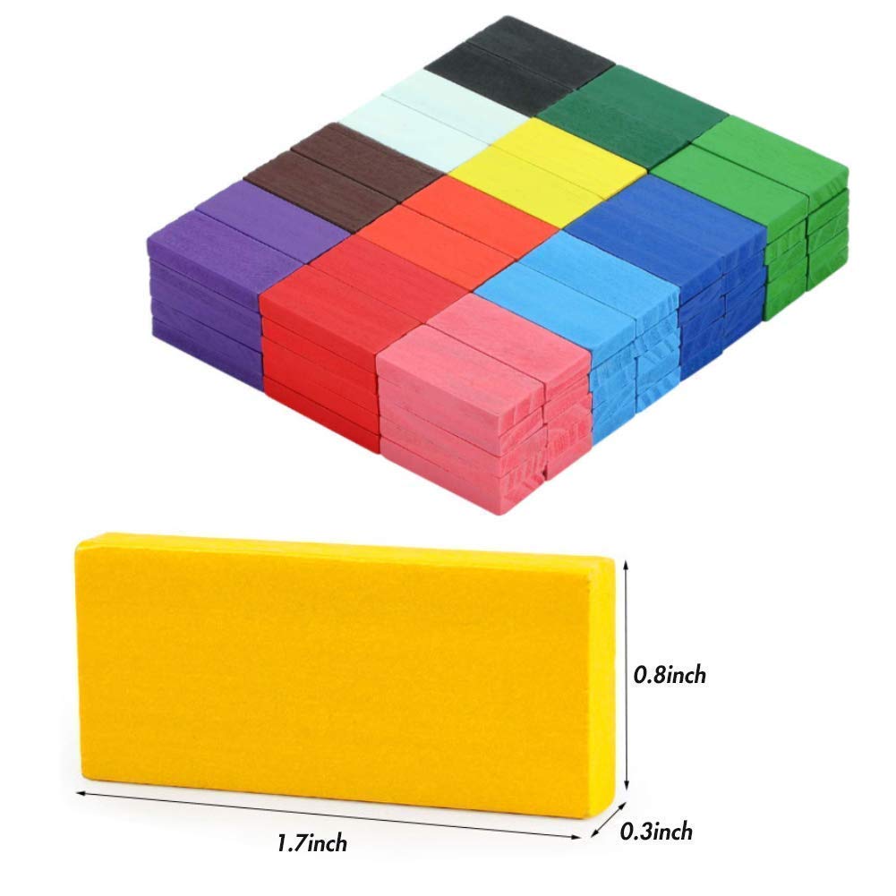 Kiddyraft Montessori Wooden Domino Set for Kids - Image 3