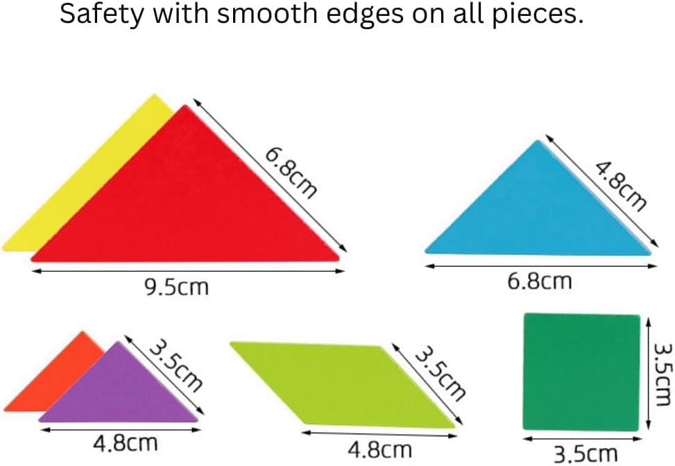 Kiddyraft Tangram Woodness – Children’s Magnetic Tangram Puzzle - Image 4