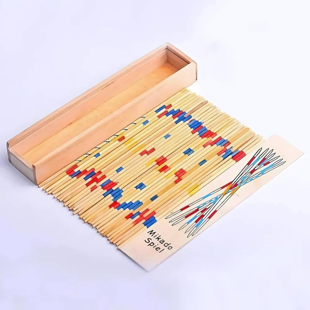 Kiddyraft Montessori Wooden Mikado Spiel - Image 4