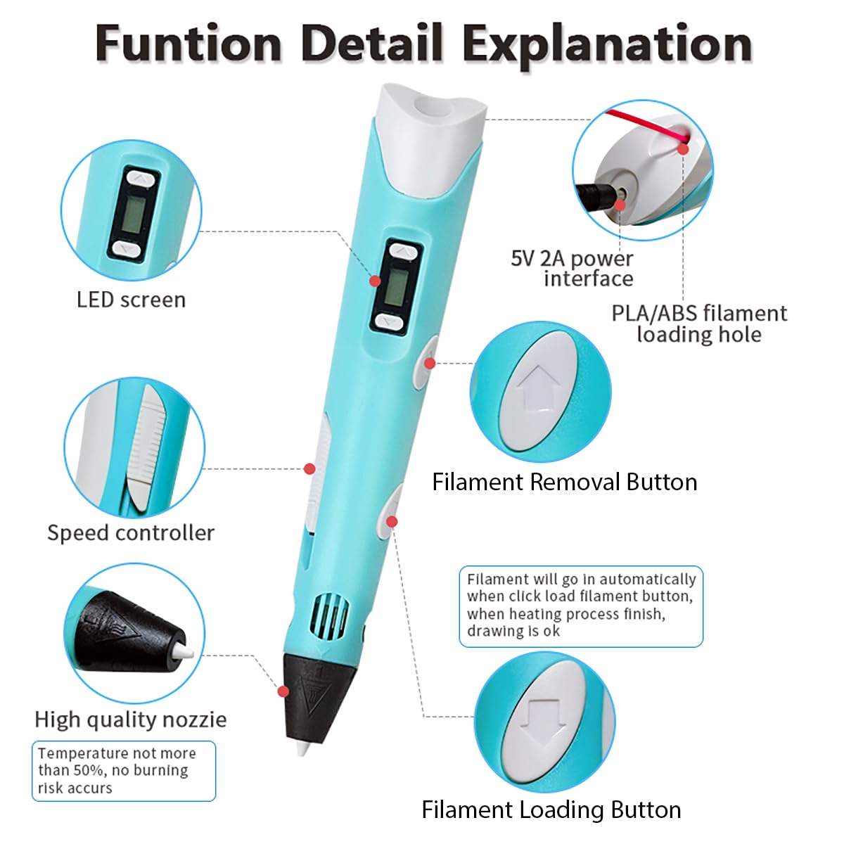 Kiddyraft 3D Pen for Kids - Image 2