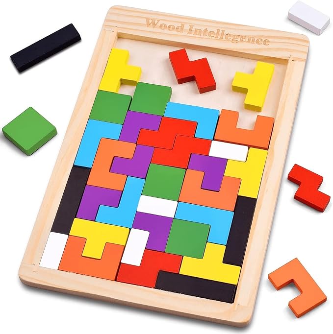 Kiddyraft Wooden Intelligence Puzzle Board - Image 4