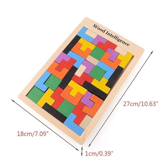 Kiddyraft Wooden Intelligence Puzzle Board - Image 2