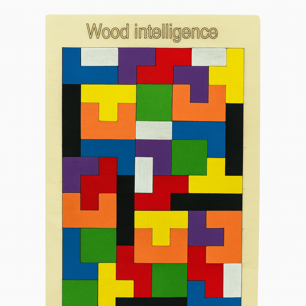 Kiddyraft Wooden Intelligence Puzzle Board