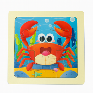 Kiddyraft Wooden Mini Puzzle – Crab