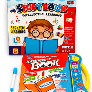 Kiddyraft Montessori Phonetic Learning Study Book