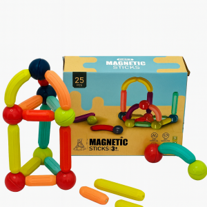 Kiddyraft 25 Pcs Magnetic Block Set