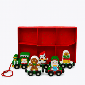 Kiddyraft Wooden Christmas Magnetic Train
